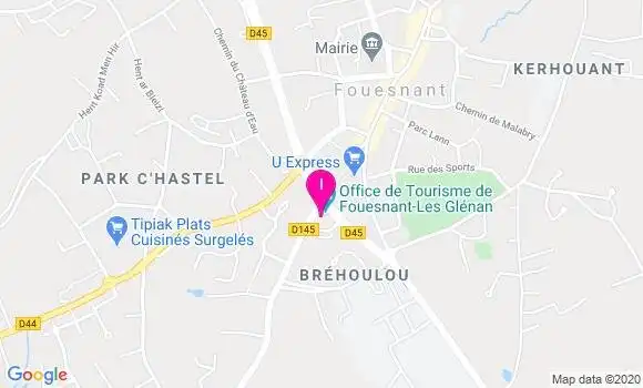 Localisation Anne Gourvil