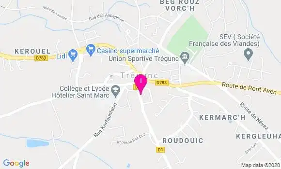 Localisation Karine Kermarrec
