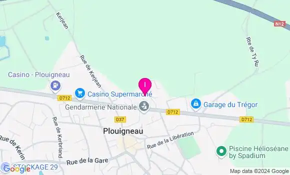 Localisation Solange Quemener