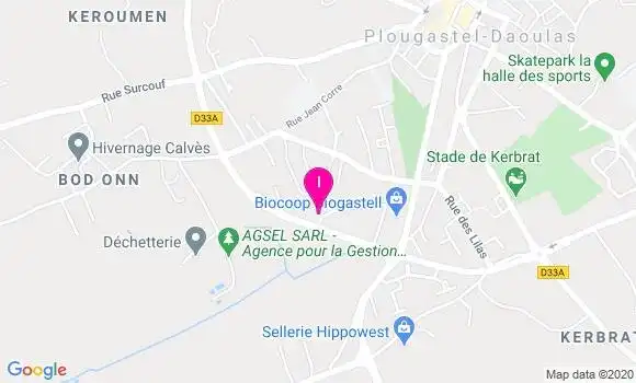 Localisation Yveline Cann Le Pape