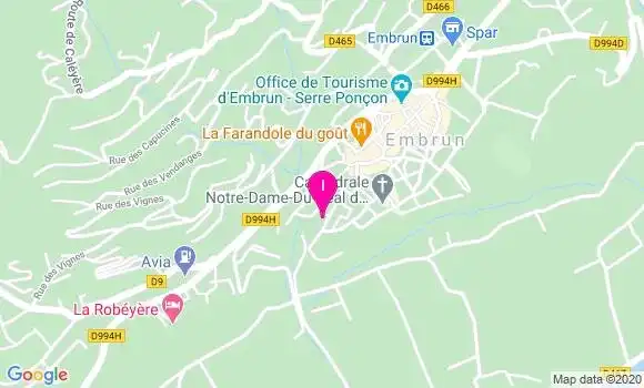 Localisation Sophie Prono Thibaud