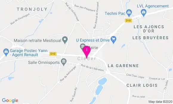 Localisation Muriel Inizan