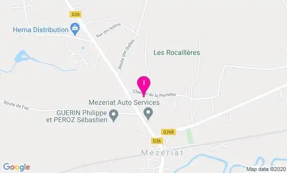 Localisation Celine Degletagne