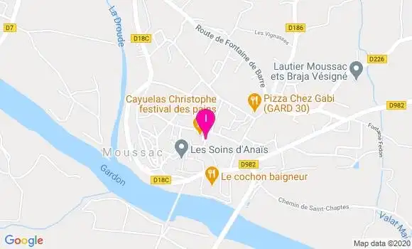 Localisation Christelle Bony