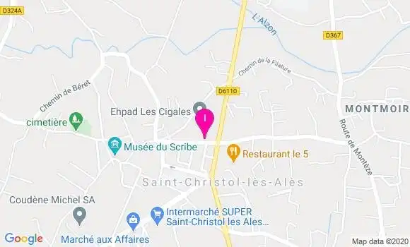 Localisation Muriel Bourguet