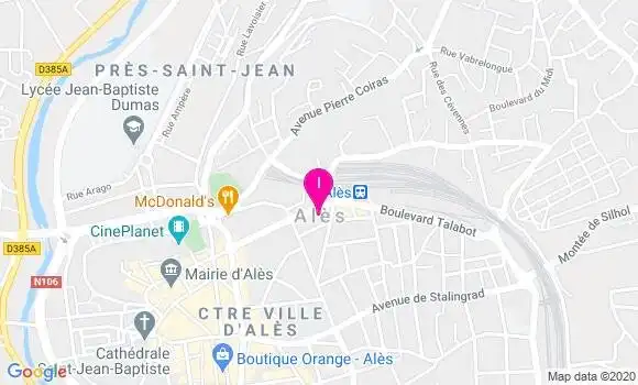 Localisation Aline Blechet