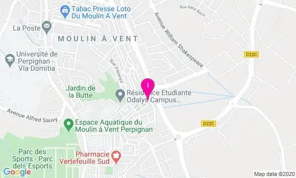 Localisation Sandrine Berthezene