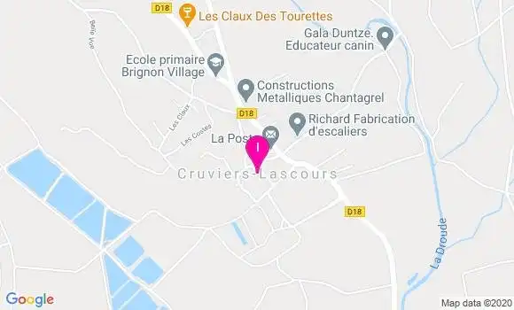 Localisation Marie Charlotte Boussaguet