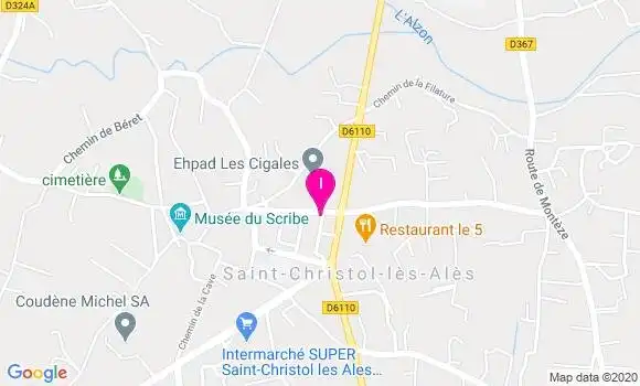 Localisation Sabine Vincent