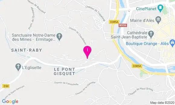 Localisation Clotilde Sanchez