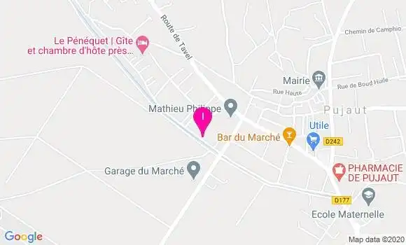 Localisation Nathalie Dispot