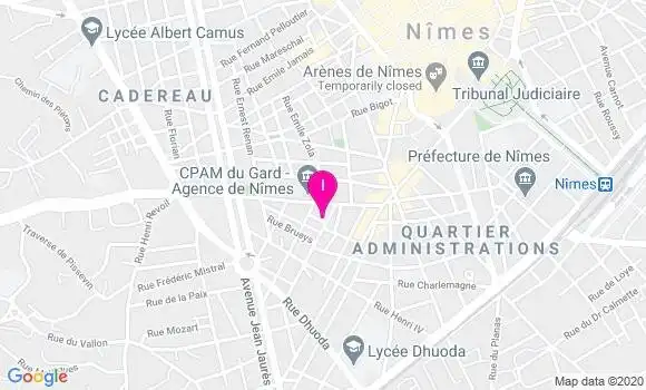 Localisation Nadia Venon Mongeard