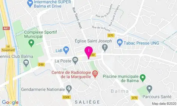 Localisation Mireille Favier