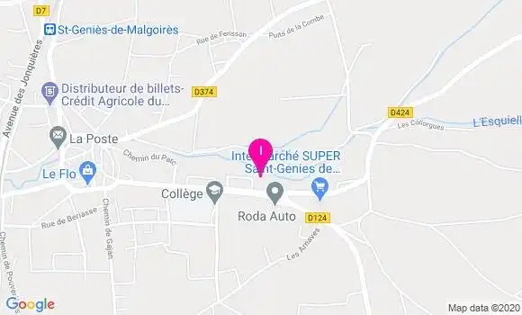 Localisation Laetitia Pagon