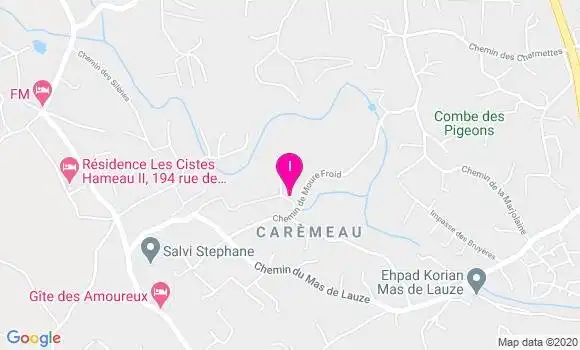 Localisation Annick Tamanti