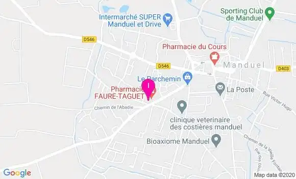 Localisation Catherine Manzon