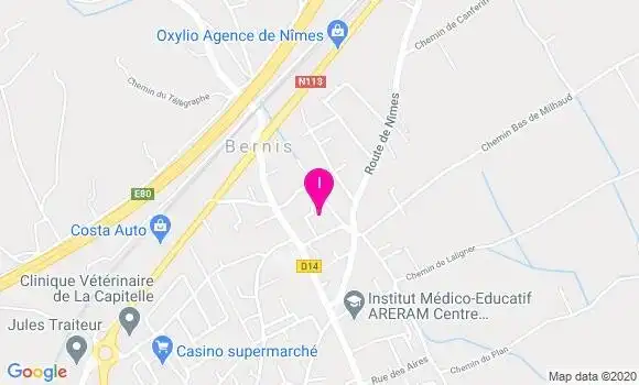 Localisation Hayette Wilmes
