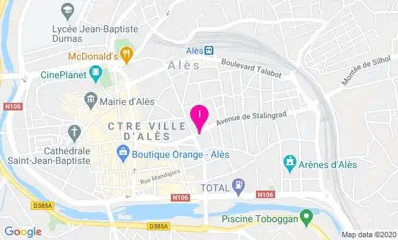 Localisation Evelyne Equeter