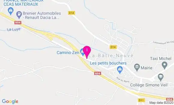 Localisation Joelle Brunet