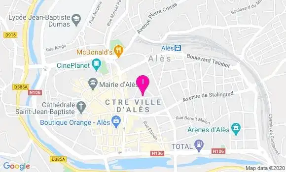 Localisation Nicolas Veirun