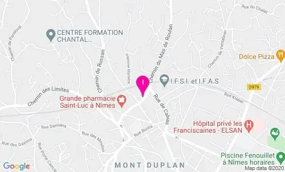 Localisation Brigitte Tinaut