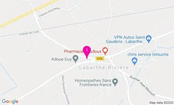 Localisation Geraldine Labatut