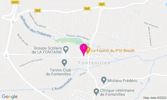 Localisation Marie Christine Benavides