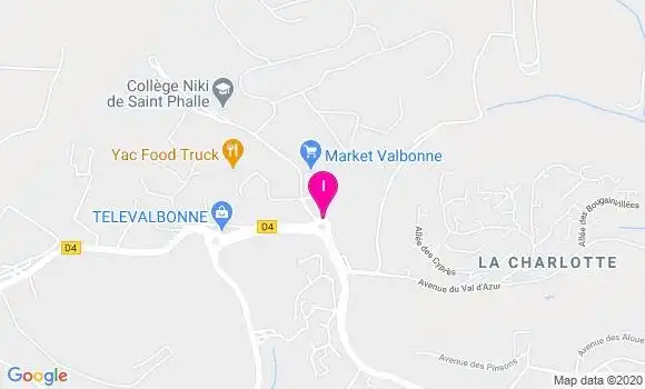Localisation Delphine Tabary