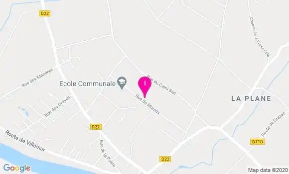 Localisation Coralie Estabes