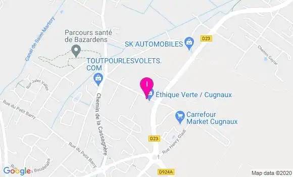Localisation Camille Cainne