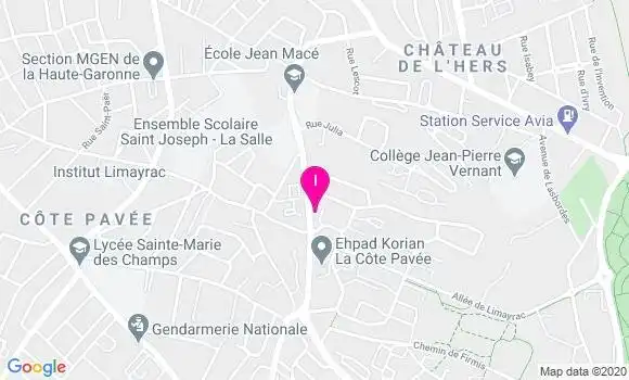 Localisation Virginie Gasc