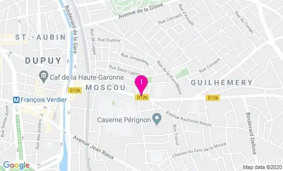 Localisation Jane Marie Meric