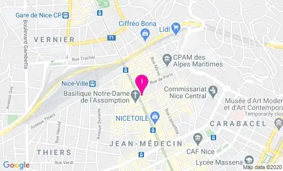 Localisation Sabrine Abbes