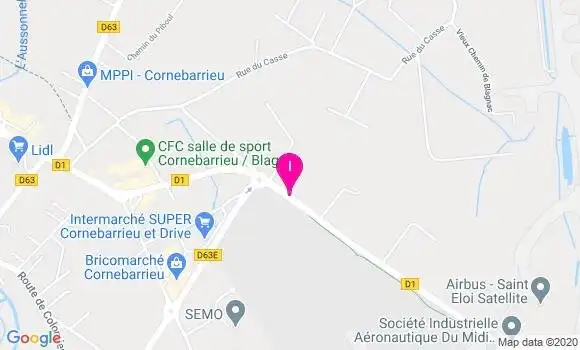 Localisation Emmanuelle Carrier
