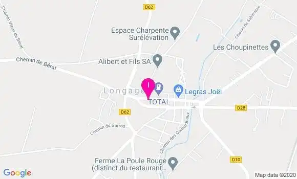 Localisation Gabrielle Couton