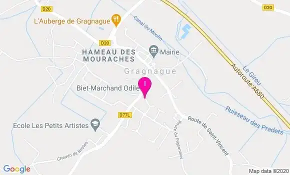 Localisation Brigitte Canale