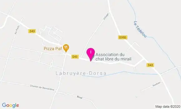 Localisation Sabine Courdesses