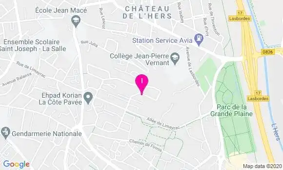 Localisation Laure Aranda