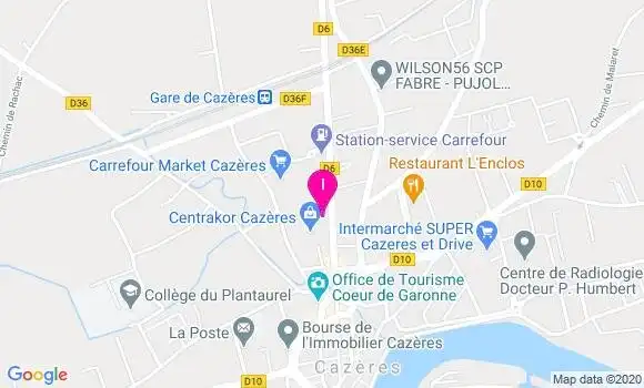 Localisation Regine Dor