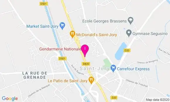 Localisation Valerie D Arailh