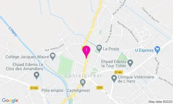 Localisation Marie Christine Andrieu