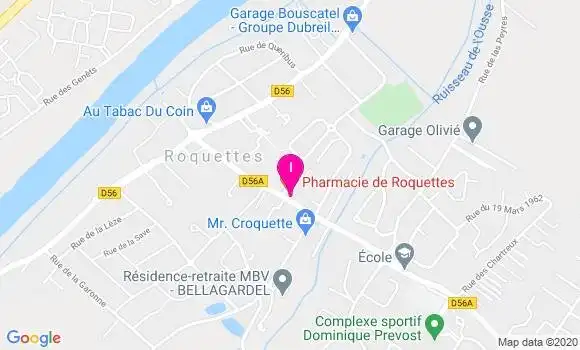 Localisation Caroline Dandine