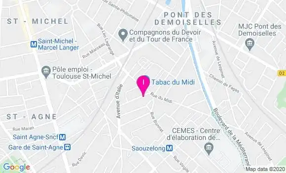 Localisation Claudine Pignes Gonzalez