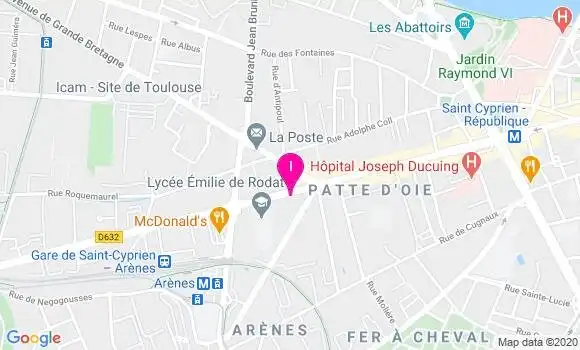 Localisation Gisele Laporte