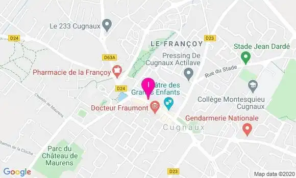 Localisation Frederic Lavesque