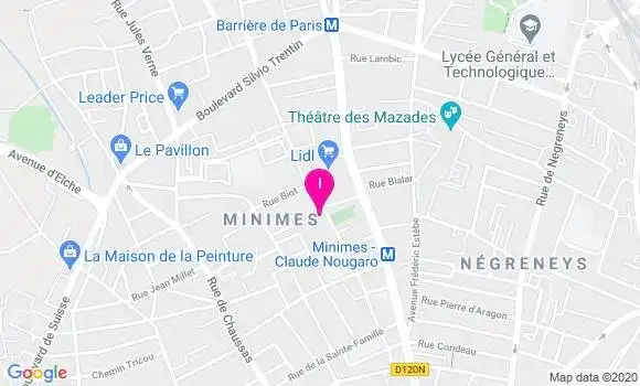 Localisation Coralie Navillat