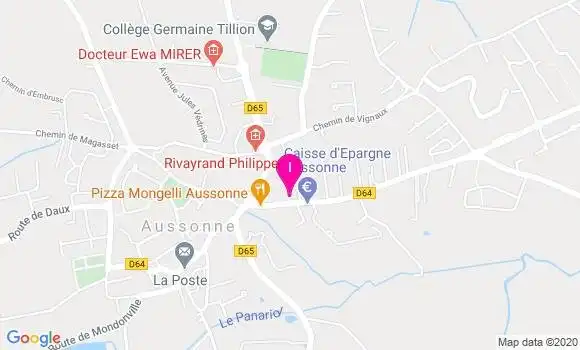 Localisation Nadine Raynal