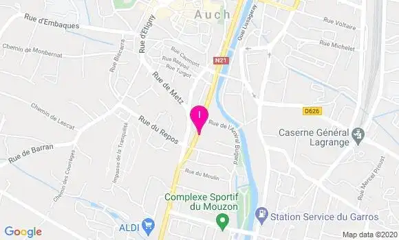 Localisation Isabelle Maurel