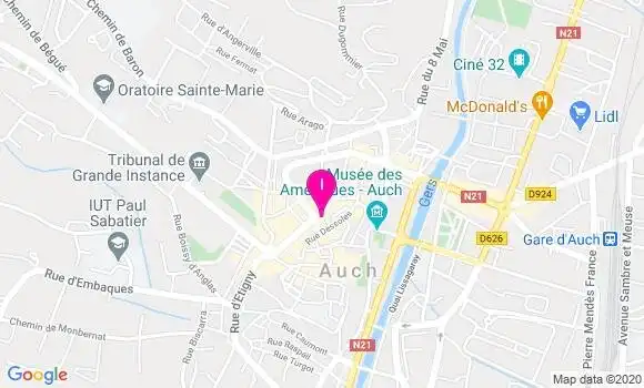 Localisation Bernadette Saliou Ratie