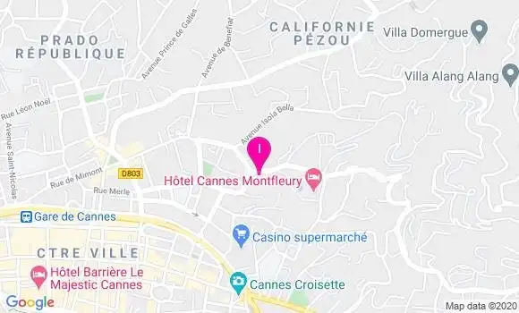 Localisation Marie Julie Battaglini